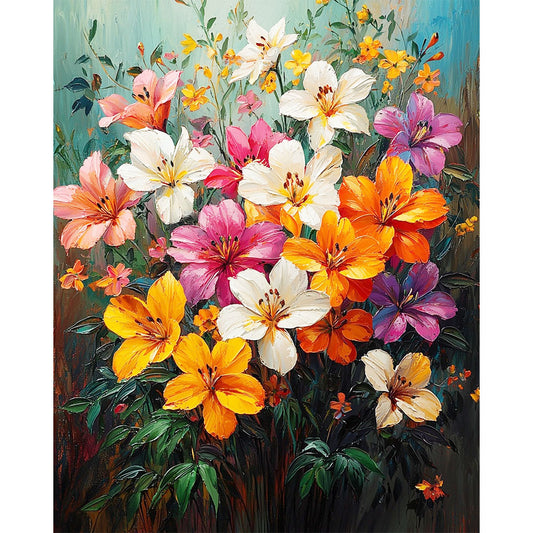 Blühender Gartenzauber- Malen nach Zahlen