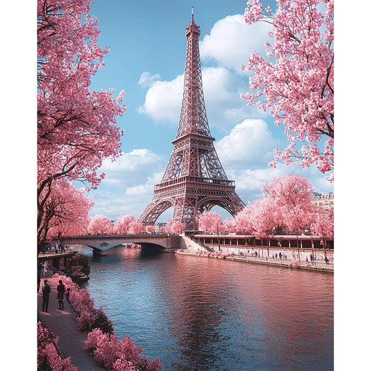 Blumenreise - Malen nach Zahlen