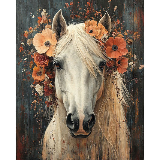 Blumige - Freiheit - Malen nach Zahlen