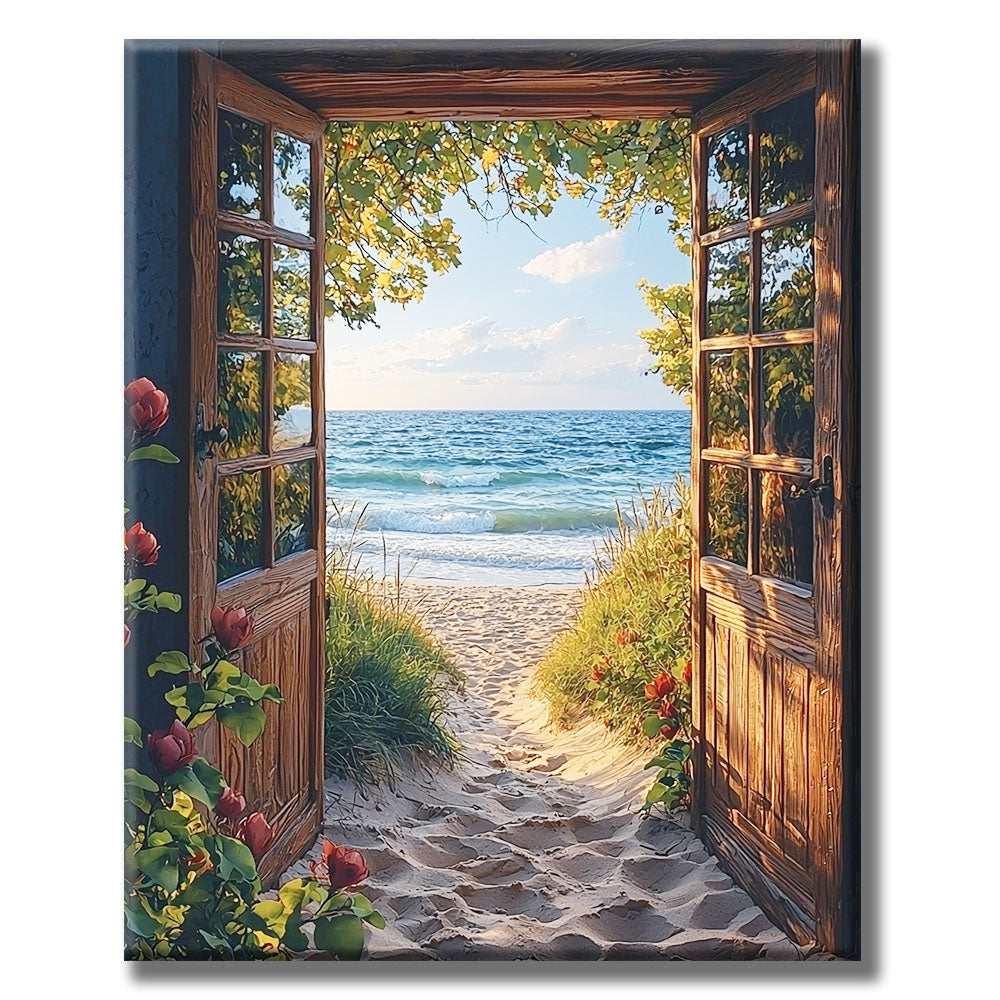 Das-Tor-zum-Meer - Malen nach Zahlen