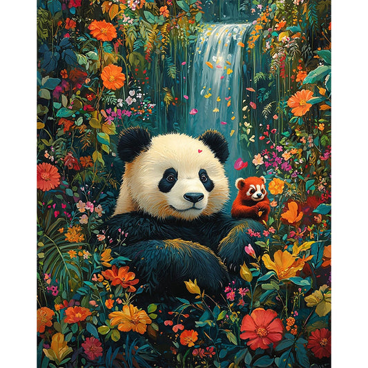 Dschungel-Märchen - Malen nach Zahlen