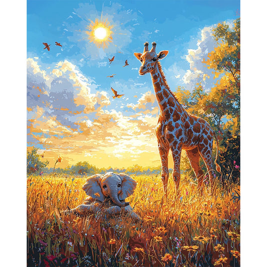 Freiheit-unter-dem-Himmel - Malen nach Zahlen