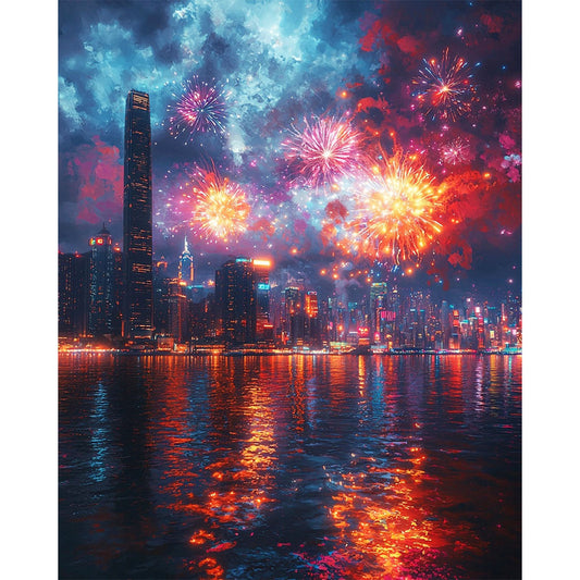 Galaxienfeuer - Malen nach Zahlen