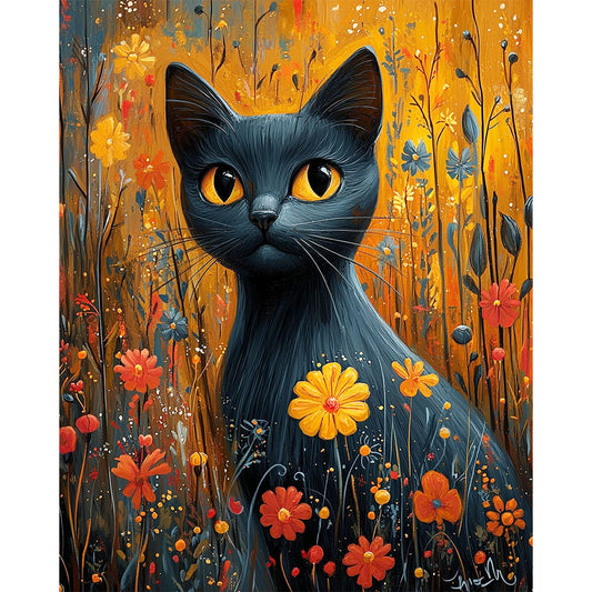 Geheimnisvolle-Wächterin- Malen nach Zahlen