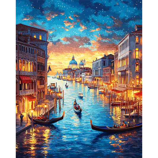 Glanz-der-Kanäle- Malen nach Zahlen