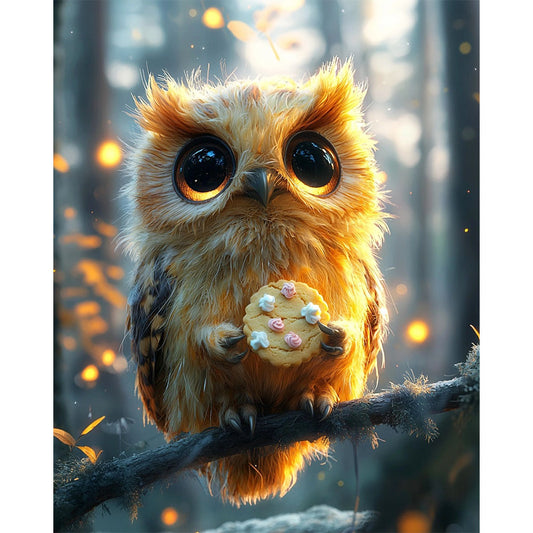 Goldener-Waldgeist - Malen nach Zahlen