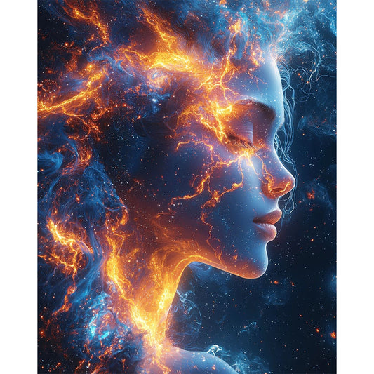 Himmelstraum-Glanz - Malen nach Zahlen