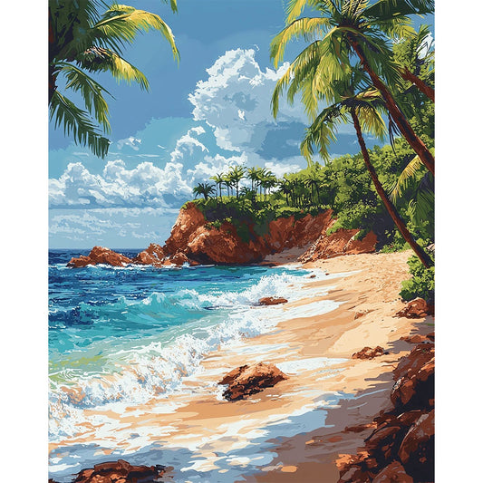 Küstenromantik - Malen nach Zahlen