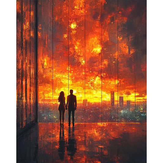 Lichter-der-Liebe - Malen nach Zahlen