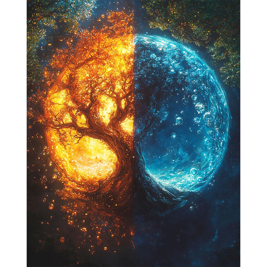 Naturkreislauf - Ornamente - Malen nach Zahlen