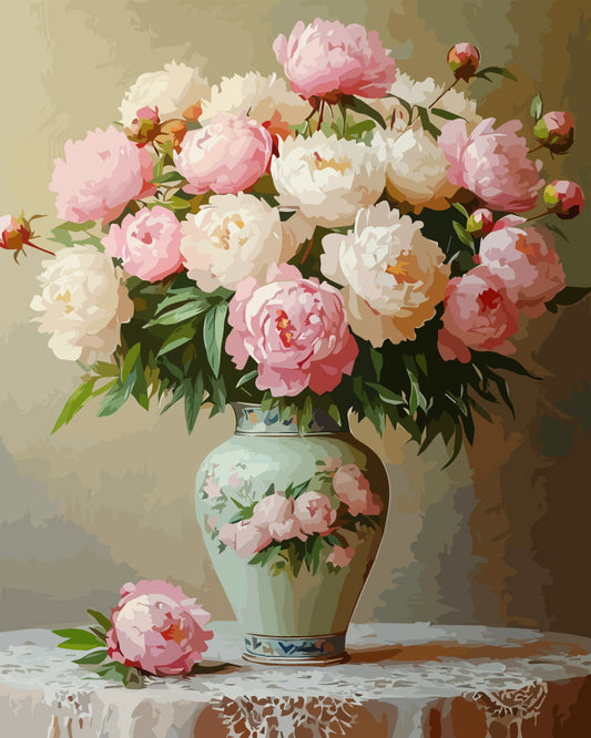 Roter-Tanz- Malen nach Zahlen