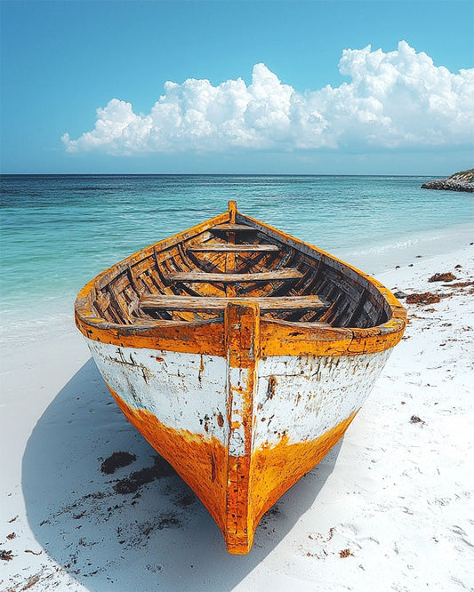 Strandboote- Malen nach Zahlen