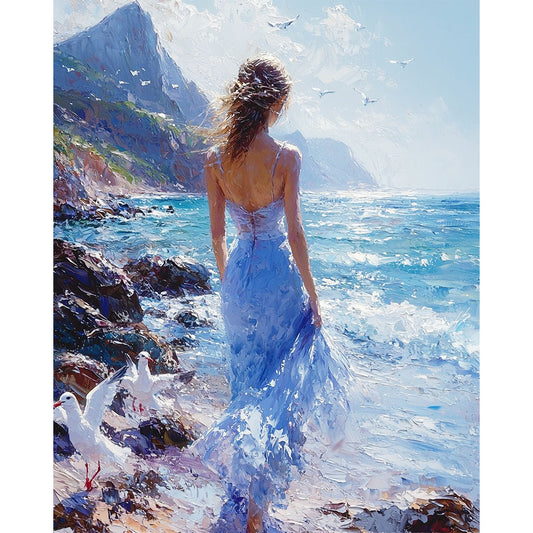 Tanz-mit-dem-Meer - Malen nach Zahlen