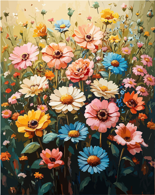 Traum-im-Regen - Malen nach Zahlen