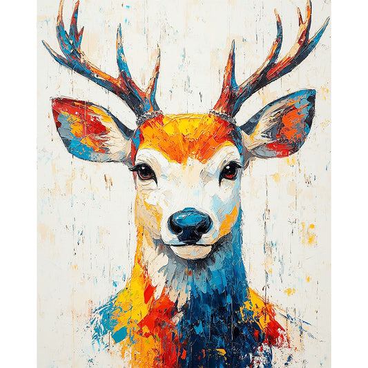 Waldkind-der-Ruhe- Malen nach Zahlen