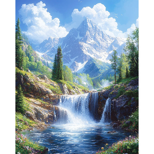 Wasser-Romantik- Malen nach Zahlen