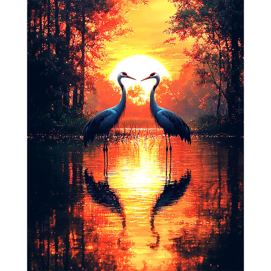 Zweisamkeit-Tanz - Malen nach Zahlen