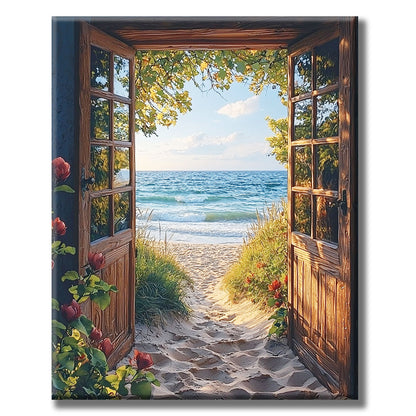 Das-Tor-zum-Meer - Malen nach Zahlen